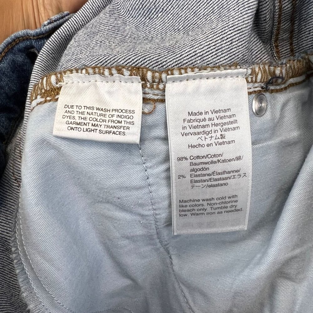 J. Crew High Rise Jean Shorts Women's Size 24 Stretch - Picture 9 of 10